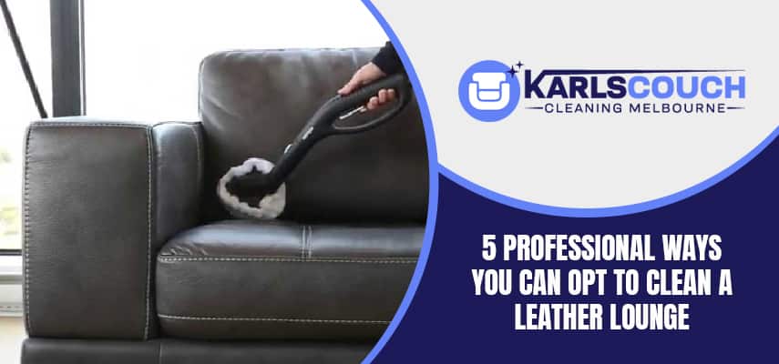 Clean A Leather Lounge