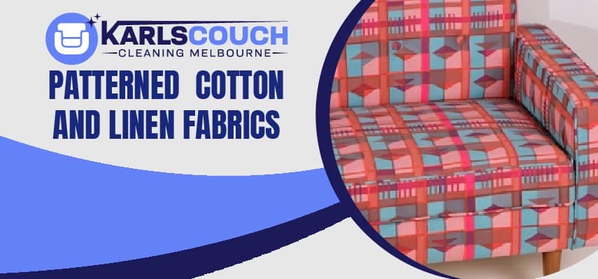 Patterned Cotton And Linen Fabrics