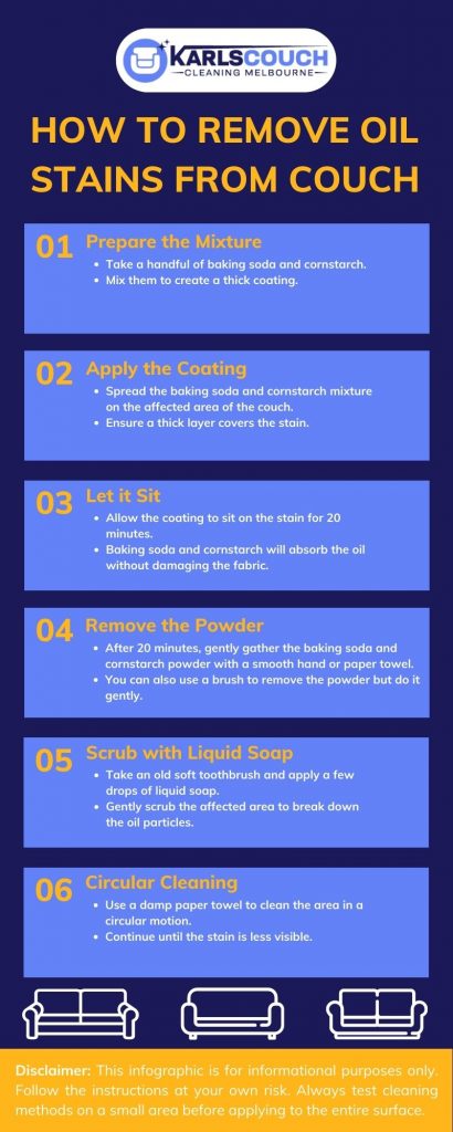 How To Remove Oil Stains From The Couch